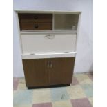 A mid-century Fortress kitchen cabinet