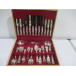 E Greaves & Son of Sheffield forty four piece canteen of cutlery.