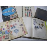 A collection of stamps in albums, loose and first day covers.