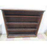 A Victorian mahogany freestanding bookcase