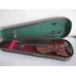 "The Maidstone" Violin, Murdoch & Co London along with a bow and case A/F