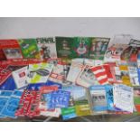 A collection of football programmes dating from 1960, including internationals, English football