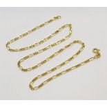 A 9ct gold necklace, weight 3.9g
