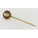 A 15ct gold tie pin
