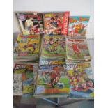 A collection of Roy Of The Rovers comics dating from 1987 to 1990 (approx.190 in total), along