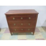 An early Ikea chest of three drawers