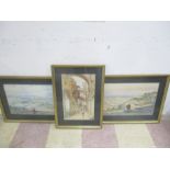 Three watercolours of Jerusalem, all signed Julius Jotham Rothschild, 1945/6