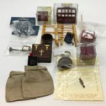 A collection of dolls house items