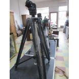 Four camera tripods including a Centon PV27, Slik, Vivanco VS111 & Bilora