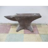 A vintage anvil - length 71cm Height 31cm