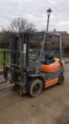 TOYOTA 6FD25 DIESEL POWERED FORKLIFT TRUCK, 3 STAGE TRIPLE MAST, SIDE SHIFT, 2.5 TONNE RATED