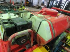 BRENDON POWER WASHER BOWSER WITH YANMAR ENGINED PUMP, RED TANK SN:SFYBB100018005941 WHEN TESTED