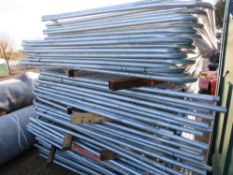 APPROX 57 X HERAS TYPE MESH COVERED TEMPORY SITE FENCE PANELS This items is being item sold under