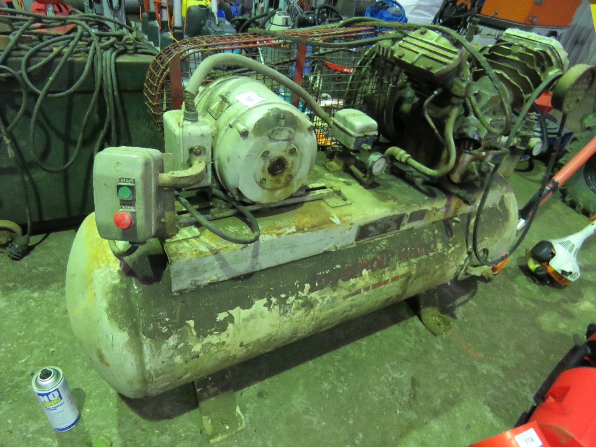 INGERSOLL RAND LARGE CAPACITY WORKSHOP COMPRESSOR This item is being item sold under AMS…no vat will
