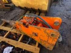 Excavator breaker on 45mm pins This item is being item sold under AMS…no vat will be on charged on