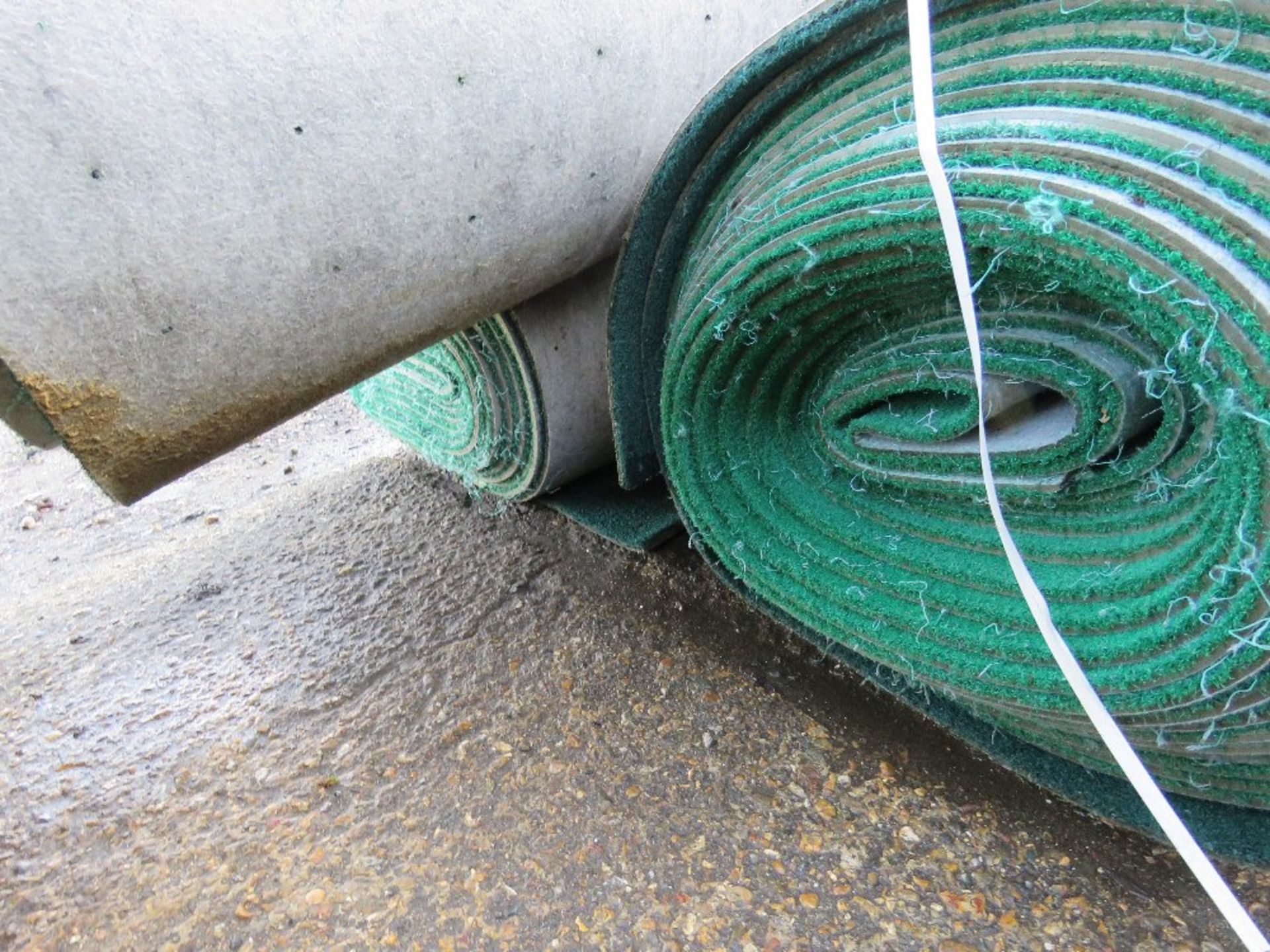 3 X LARGE ROLLS OF PRE USED ASTROTURF MATTING BELIEVED TO 4 METRE WIDE X 30METRE LENGTH EACH... - Image 3 of 3
