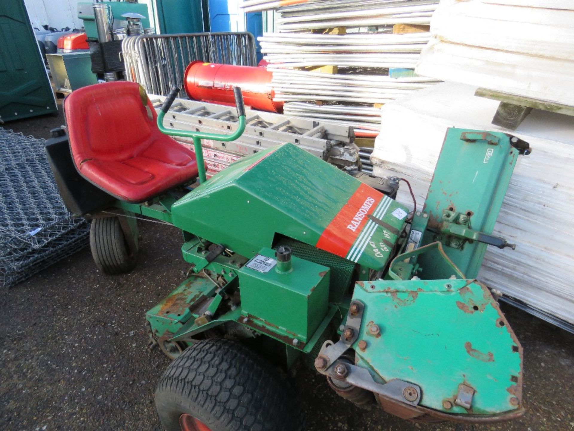 Ransomes Triple 18 ride-on cylnder mower