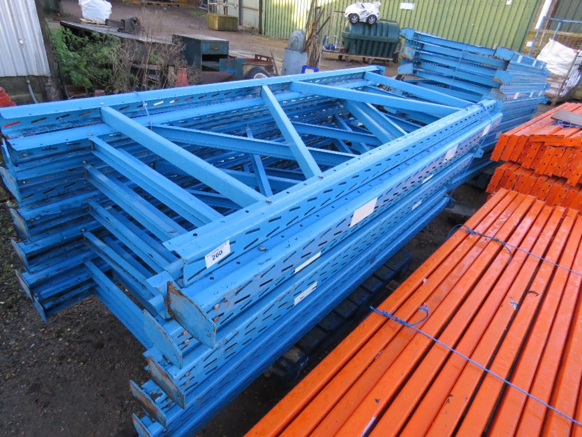 PALLET RACKING WITH BEAMS, 12 X 2.4M UPRIGHTS AND BOARDS, RECENTLY DISMANTLED FROM LOCAL WAREHOUSE - Image 2 of 5