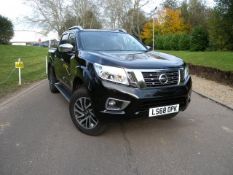 NISSAN NAVARA TEKNA CREW CAB PICKUP, 190BHP, EURO 6 ENGINE. APPROXIMATELY 22,900 REC MILES REG: LS68