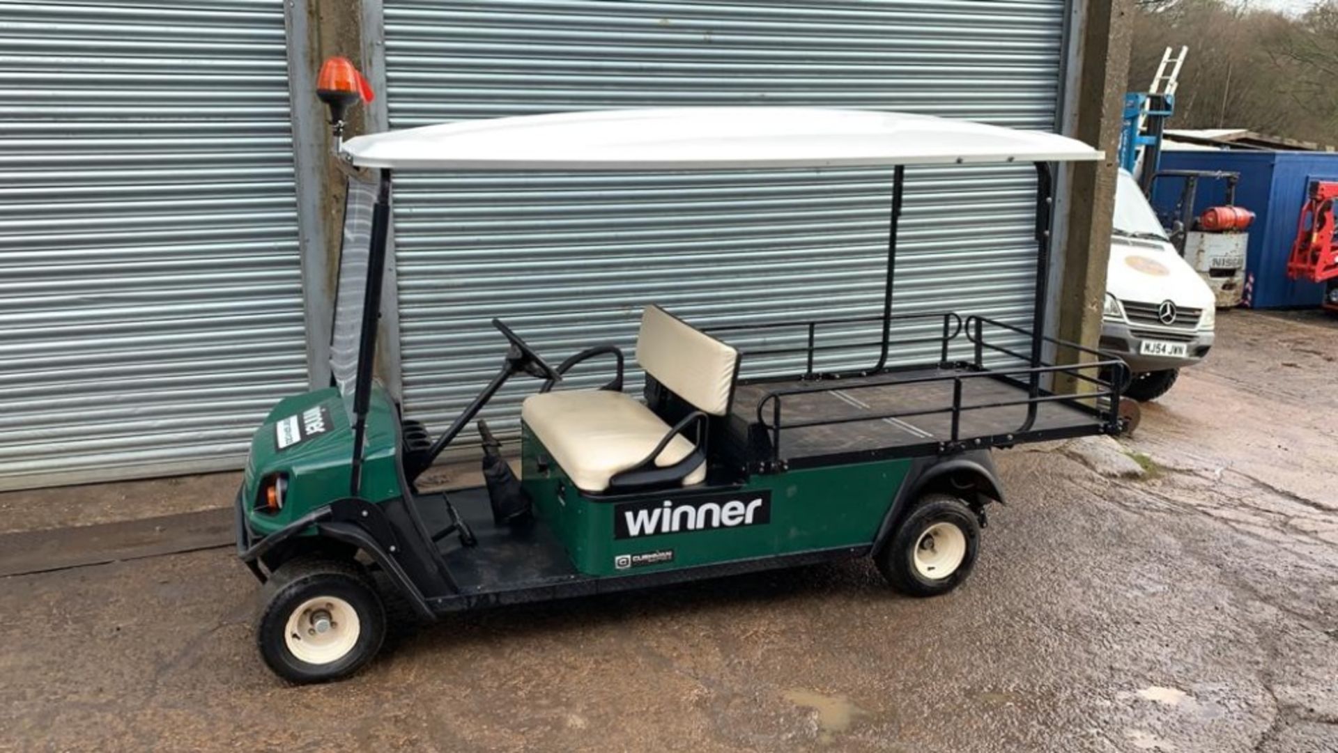 CUSHMAN EZGO SHUTTLE 2 PETROL ENGINED LOADMASTER GOLF / EVENTS TRANSPORT BUGGY. YEAR 2016 BUILD.