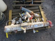 Pallet of concrete pumping air valves This item is being item sold under AMS…no vat will be on