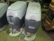 2 X NILFISK BA531 FLOOR CLEANERS, NO BATTERIES...CONDITION UNKNOWN This item is being item sold