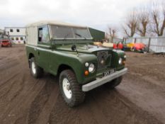 LANDROVER PETROL SWB JEEP REG:SKV 30H FIRST REGISTERED 16/06/1970, PETROL ENGINE WHEN TESTED WAS