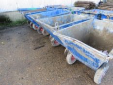 5 X HEAVY DUTY MUCK/DEMOLITION BARROWS