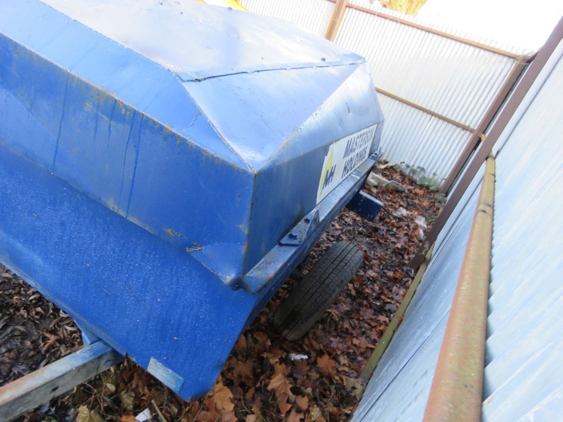 Site towed Western single axled fuel bowser - Image 4 of 4