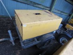 ATLAS COPCO XAS36 TOWED COMPRESSOR WITH YANMAR ENGINE. WHEN TESTED: ENGINE NOT TURNING OVER..STARTER