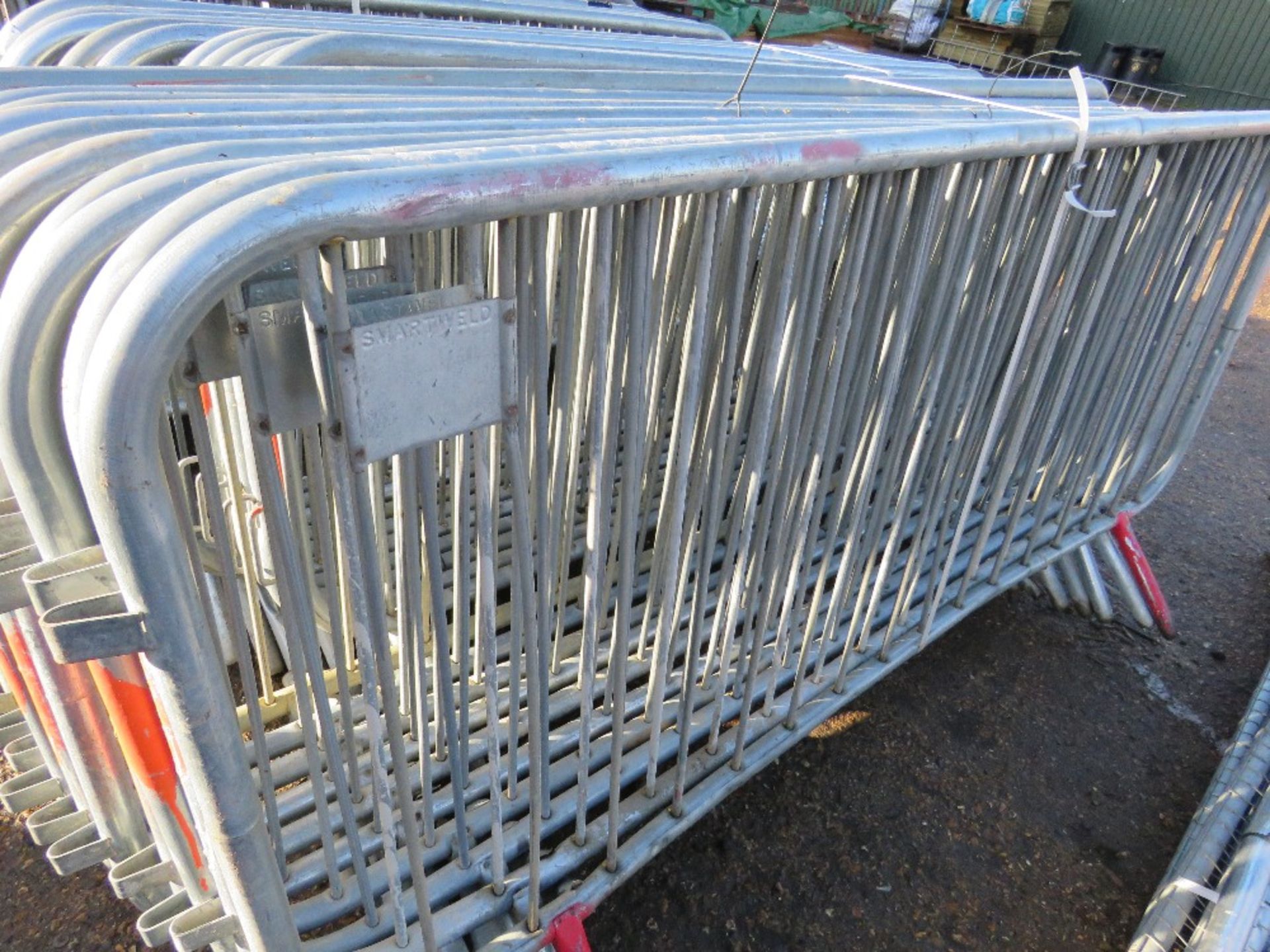 20 X STEEL PEDESTRIAN CROWD BARRIERS This items is being item sold under AMS…no vat will be on - Image 2 of 3