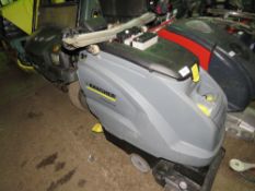 KARCHER PROFESSIONAL B40W FLOOR CLEANER, NO BATTERIES...CONDITION UNKNOWN This item is being item