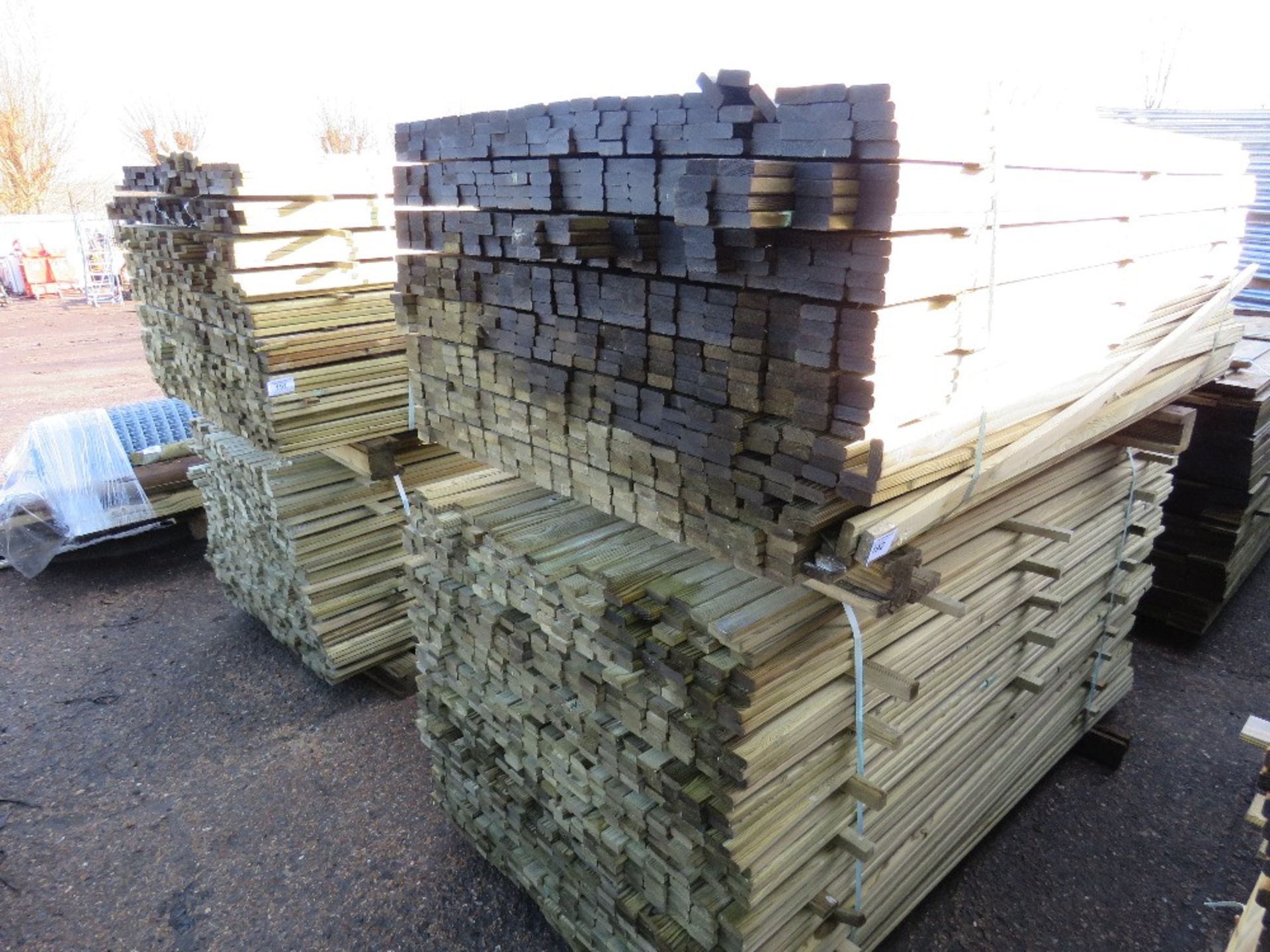 2 X PACKS OF FENCING/TRELLIS SLATS 1.83M X 4.8CM WIDTH APPROX