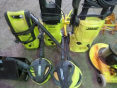 3 X KARCHER SMALL SIZED PRESSURE WASHERS PLUS PATIO CLEANING HEADS