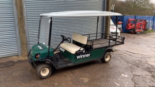 CUSHMAN EZGO SHUTTLE 2 PETROL ENGINED LOADMASTER GOLF / EVENTS TRANSPORT BUGGY. YEAR 2016 BUILD.