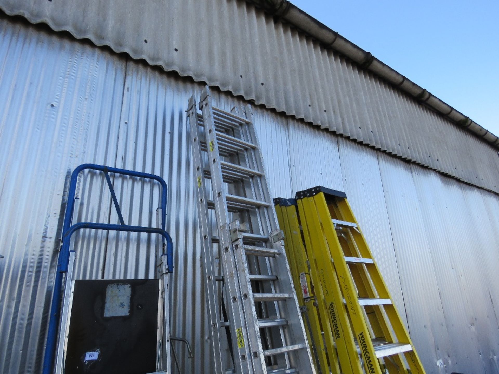 3 X ALUMINIUM LADDERS - Image 2 of 4