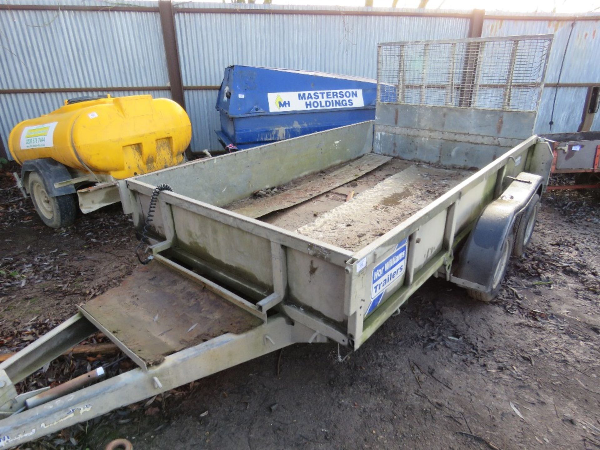 IFOR WILLIAMS GD106GM DROP RAMP TRAILER TWIN AXLED SN:SCK600000T0194030