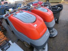 2 X MACHINES: HAKO SCRUBMASTER B70 PLUS HAKO HAKOMATIC B45 SCRUBBER FLOOR CLEANERS SPECIAL NOTE: