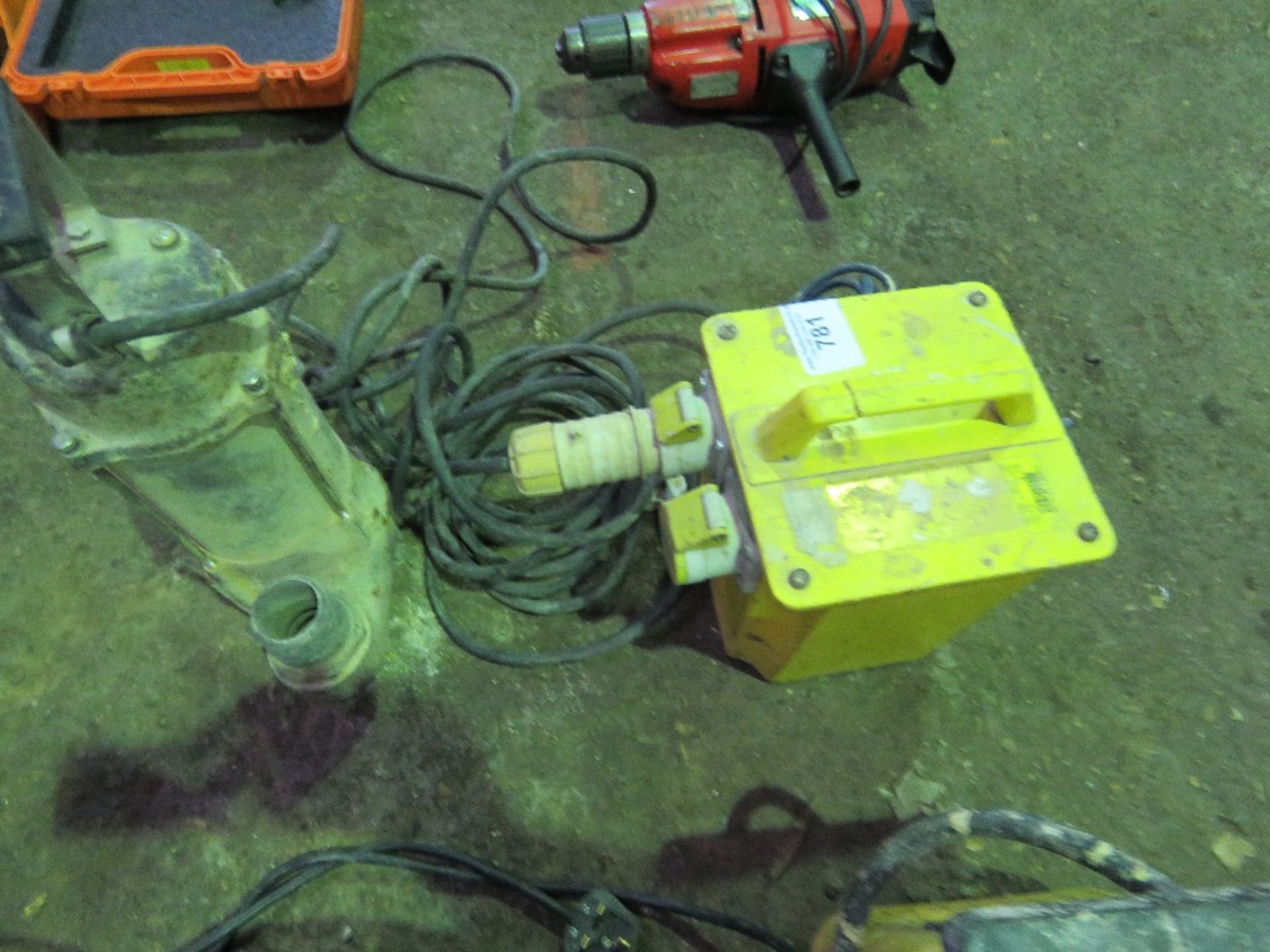 SUBMERSIBLE WATER PUMP PLUS TRANSFORMER - Image 2 of 2