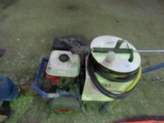 BRENDON PETROL ENGINED PRESSURE WASHER. WHEN TESTED WAS SEEN TO RUN AND PUMP This item is being item