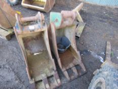 2 X 18" DIGGER BUCKETS ON 45MM PINS This item is being item sold under AMS…no vat will be on charged