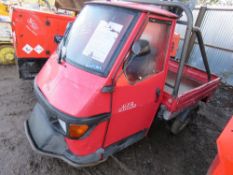 Piaggio Ape 50 3-wheel pick up truck, reg. X425 KON, WITH V5 AND TEST TO 09.02.2020 WHEN TESTED