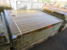 9 X ASSORTED WOODEN FENCE PANELS