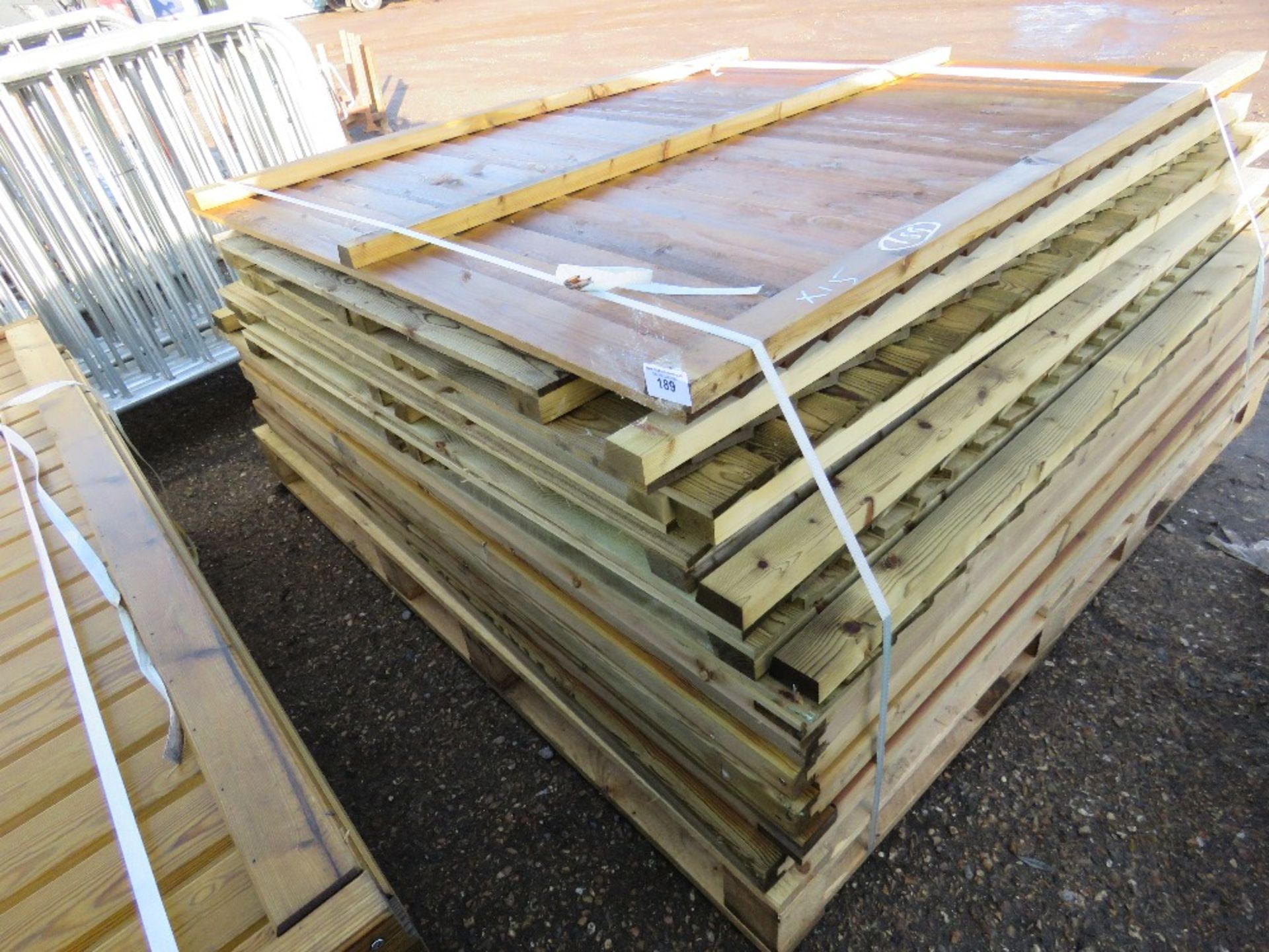 14 X MIXED FENCE PANELS