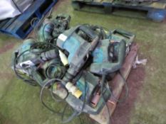 10no. Makita HR4001C small sized 110v breaker drills. Untested, condition unknown.