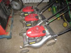 3 X HONDA IZZY PETROL ROTARY MOWERS