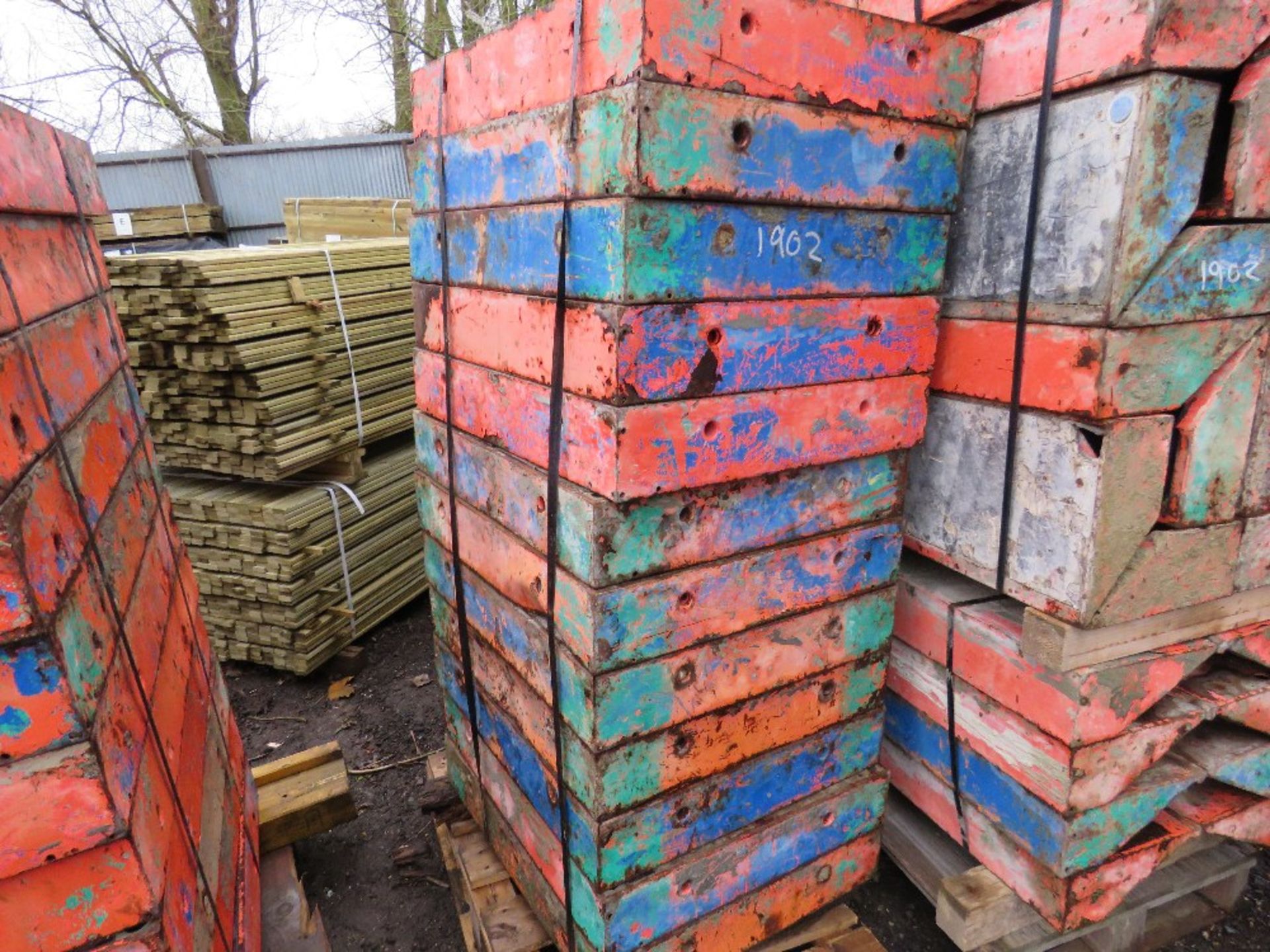 Large qty of Peri shuttering frames on 9no. pallets - Image 9 of 10