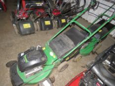 2 X JOHN DEERE PETROL ENGINED ROTARY MOWERS WITH COLLECTORS