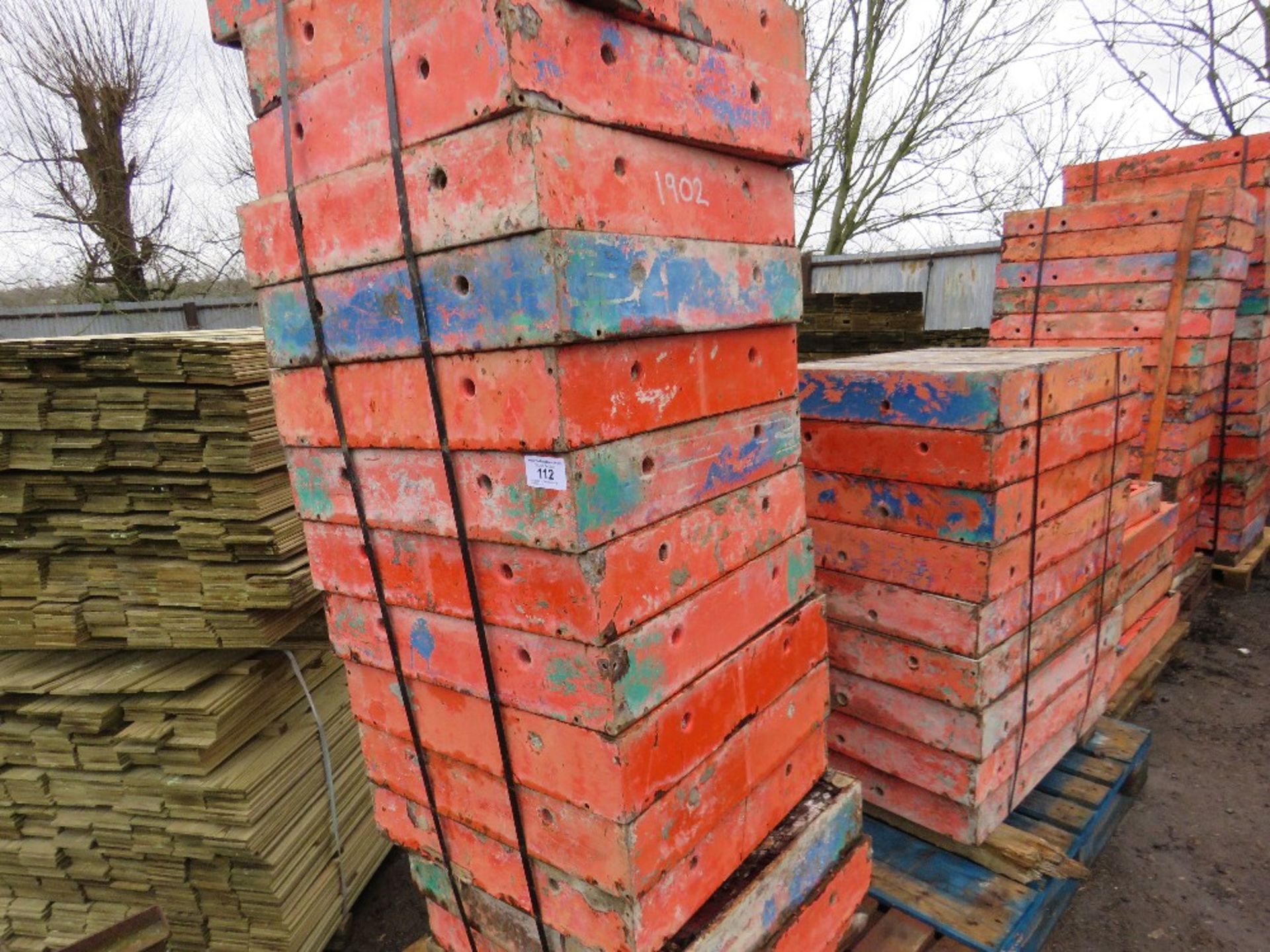 Large qty of Peri shuttering frames on 9no. pallets - Image 3 of 10