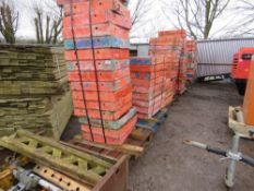 Large qty of Peri shuttering frames on 9no. pallets